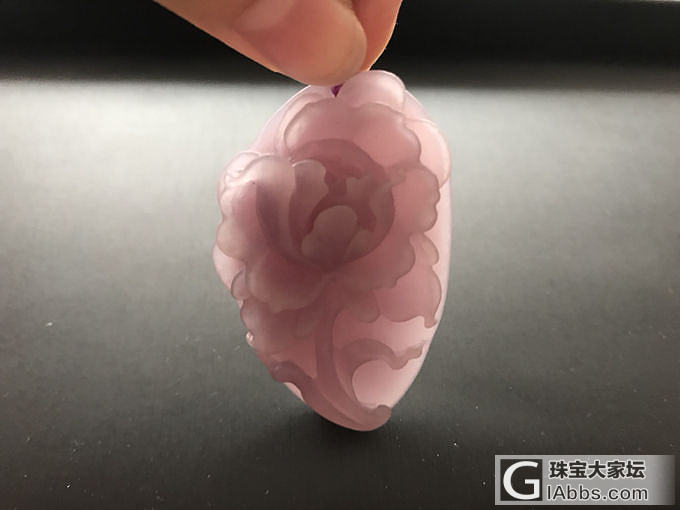 新疆稀缺资源之丁香紫玉_花件玉石