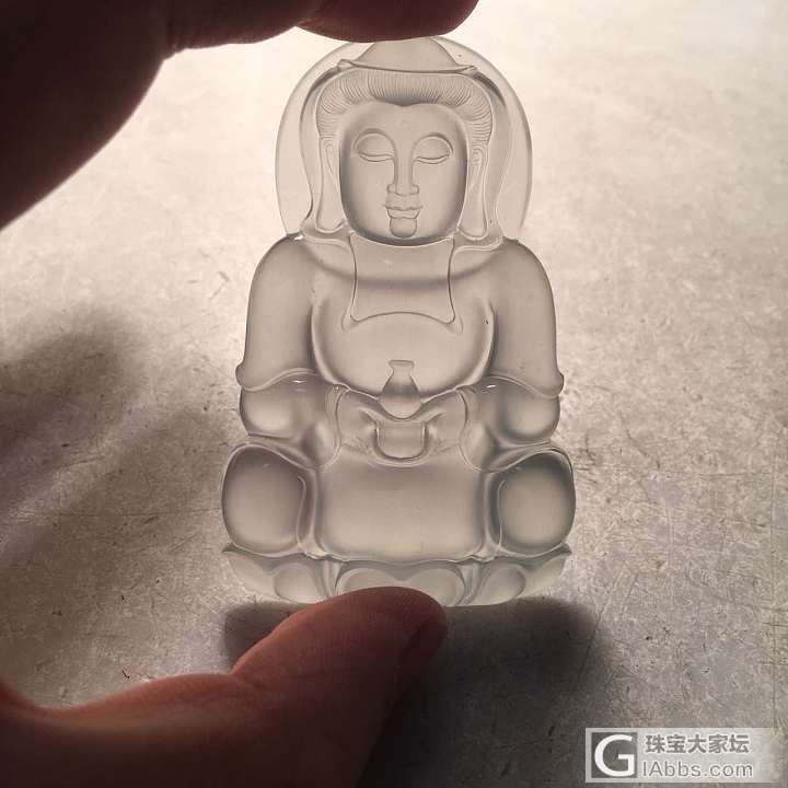 一种意境，一种修行
路很长，道很远，
始于足下，止乎坚持......_挂件翡翠