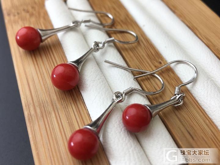 红珊瑚耳坠 天然红珊瑚_耳坠珊瑚