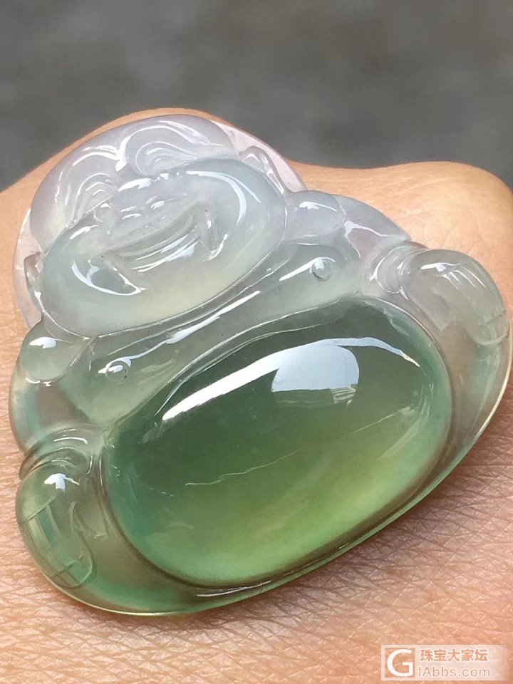 翡翠佛公_挂件翡翠