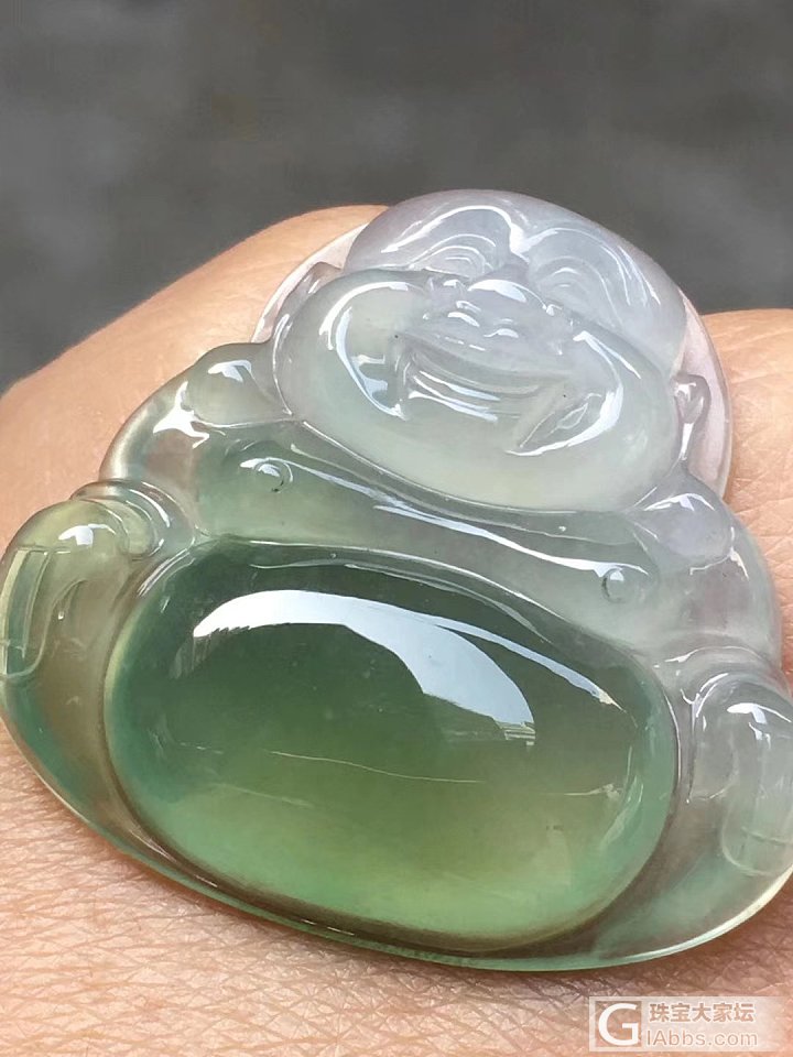 翡翠佛公_挂件翡翠