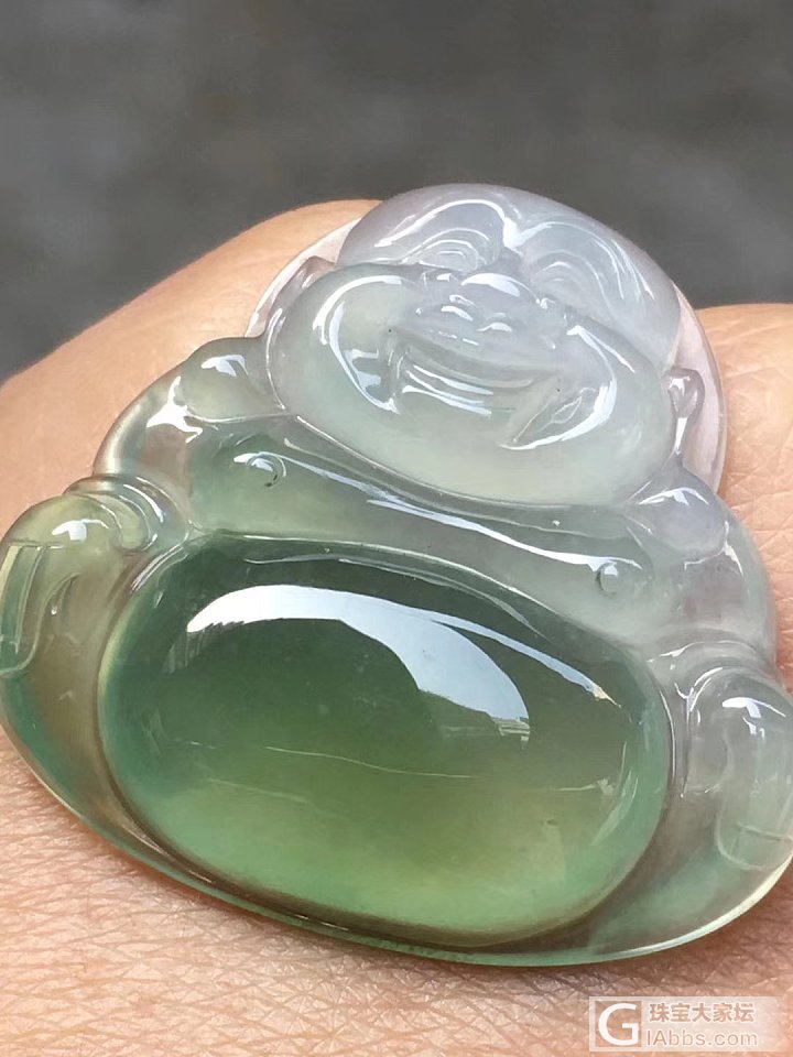 翡翠佛公_挂件翡翠