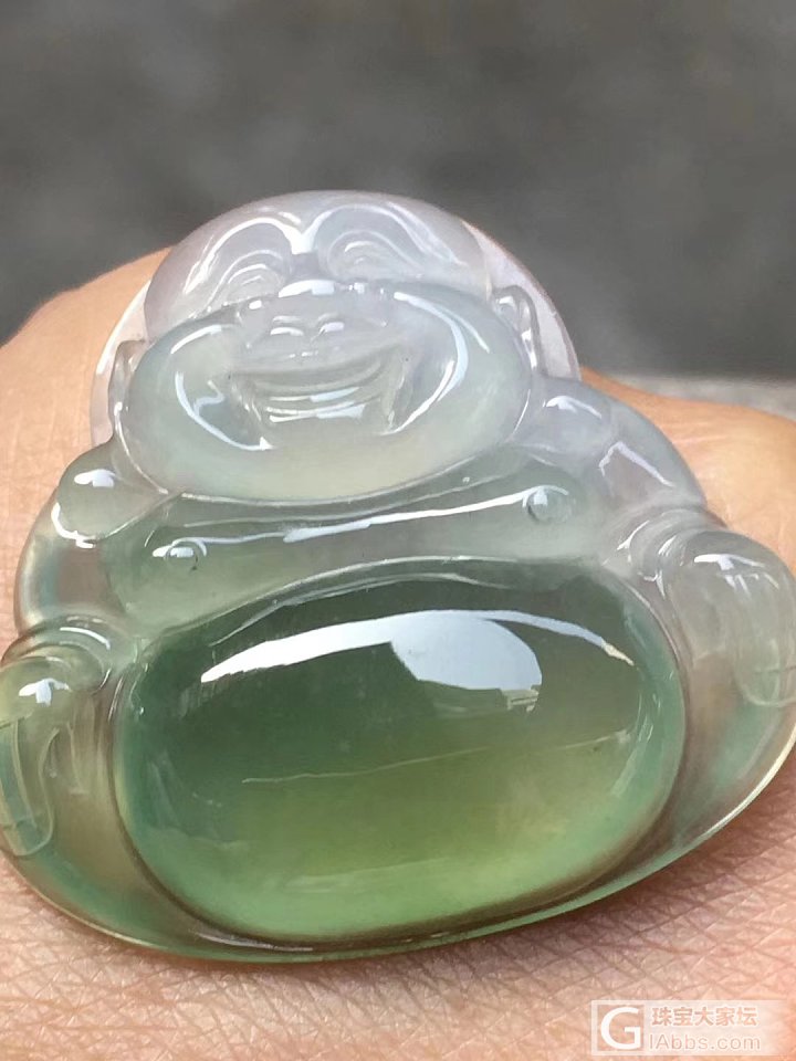 翡翠佛公_挂件翡翠