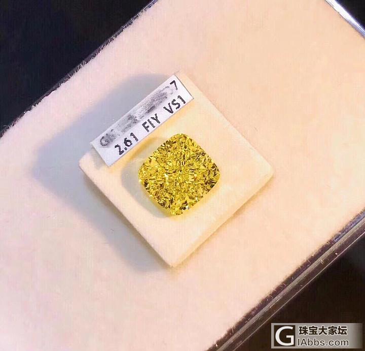 2ct 3ct 浓彩黄钻现货_彩钻