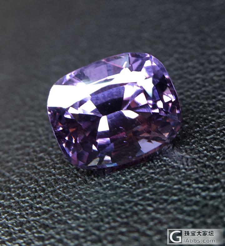 杰罕苔丝jahan Daisy 珠宝新到一批阿富汗紫色尖晶石～鸢尾花色、薰衣草色_刻面宝石尖晶石