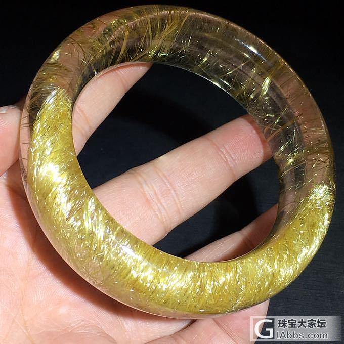 聚宝盆钛晶手镯_钛晶
