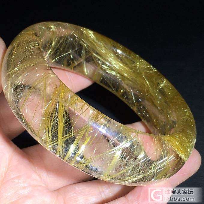 聚宝盆钛晶手镯_钛晶