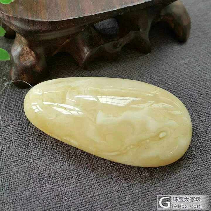 纯天然无优化极品俄料满蜡白花蜡随型美物_挂件蜜蜡