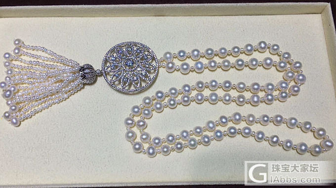 珍珠毛衣链，内长70厘米，天然珍珠2-3mm 5-6mm 6-7mm，¥358元_毛衣链珍珠