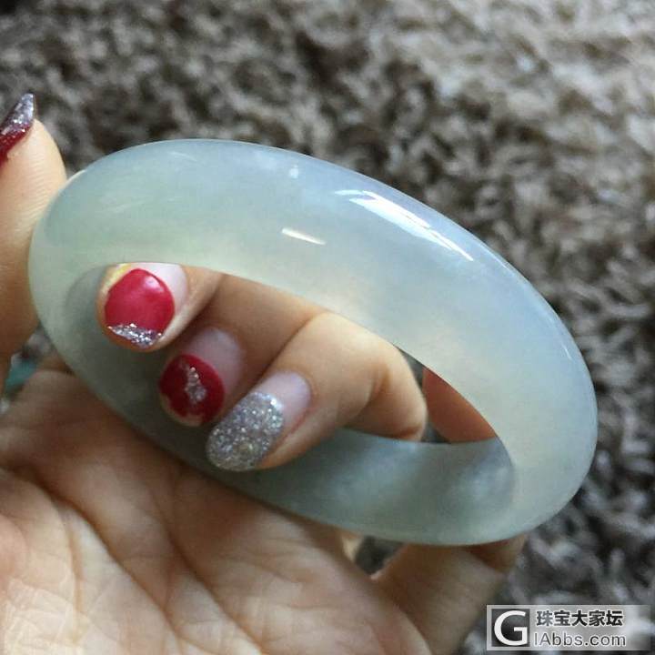 冰种飘花手镯_手镯翡翠