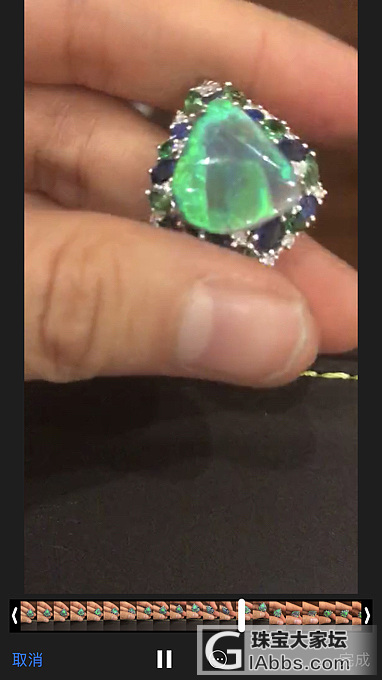 深色绿色片彩欧泊吊坠_欧泊镶嵌