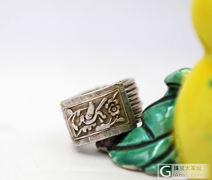 发一点清代全手工的老银_古董首饰