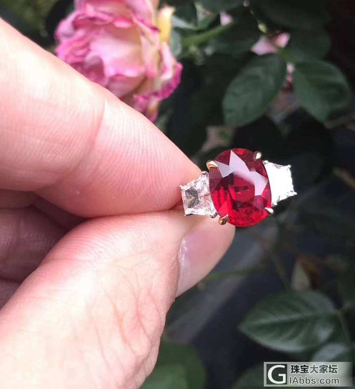 ##中颐旗舰天然未加热鸽血红红宝石戒指## 4.03ct  GRS证书_戒指红宝石中颐彩色宝石认证商