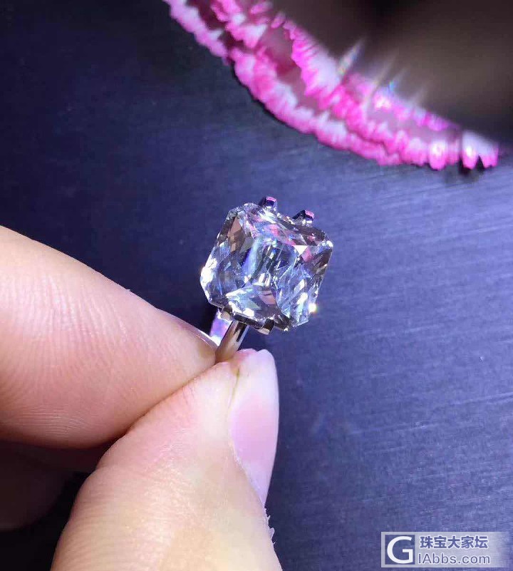 ##中颐天然未加热白色蓝宝石## 4.88ct  EGL证书_刻面宝石蓝宝石中颐彩色宝石