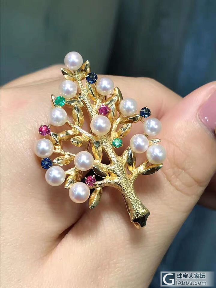 生命之树，新收的_胸饰珍珠