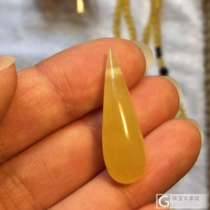 发下自己玩的石头_半成品打磨蜜蜡