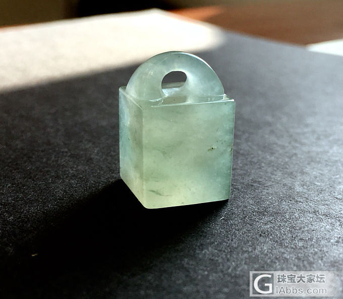 ～落花寂寂委青苔～_印章翡翠