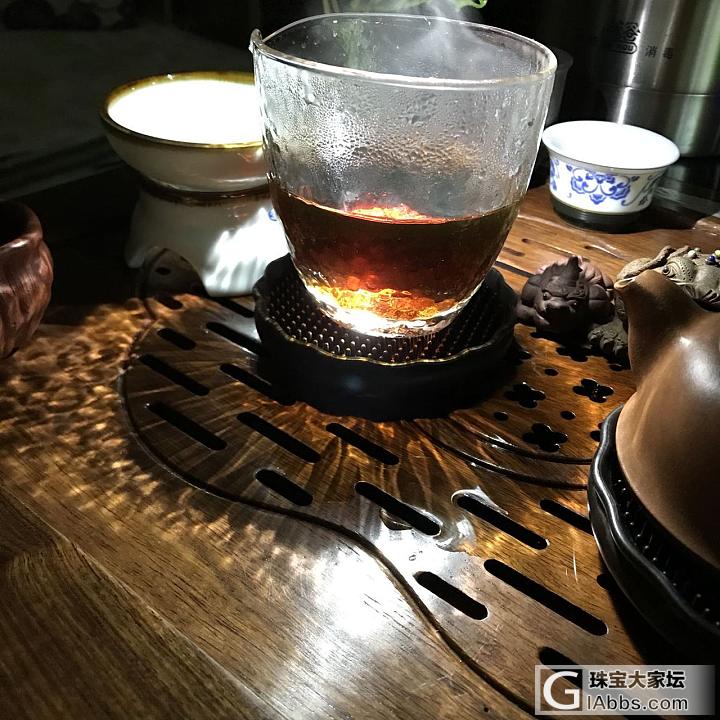 忙碌中品一杯生活之茶_茶道手镯翡翠