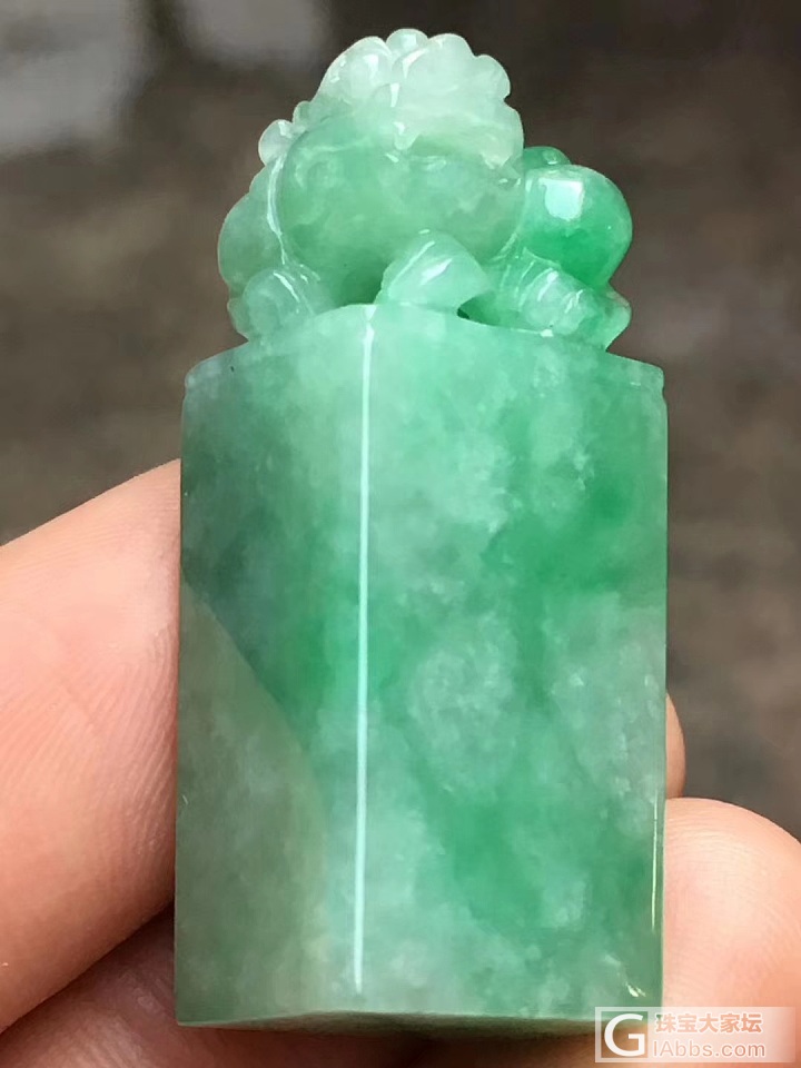 翡翠印章_印章翡翠