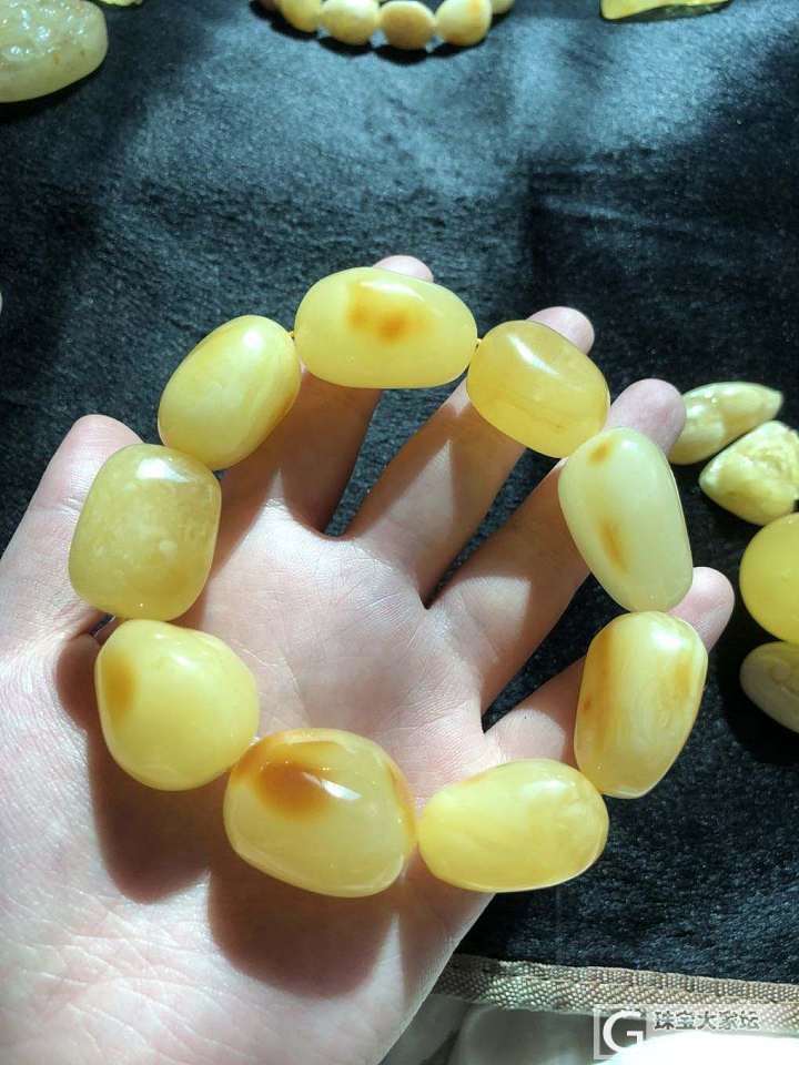 蜜蜡，碧玺，金子和七零八碎_挂件蜜蜡