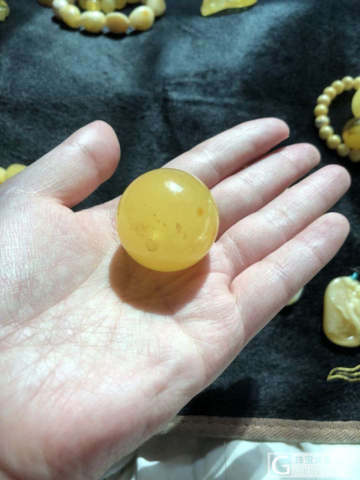 蜜蜡，碧玺，金子和七零八碎_挂件蜜蜡