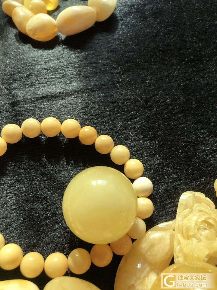 蜜蜡，碧玺，金子和七零八碎_挂件蜜蜡