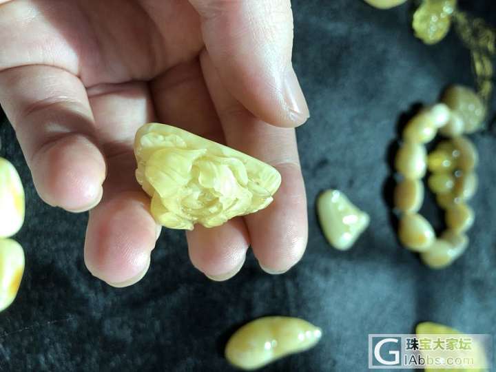 蜜蜡，碧玺，金子和七零八碎_挂件蜜蜡