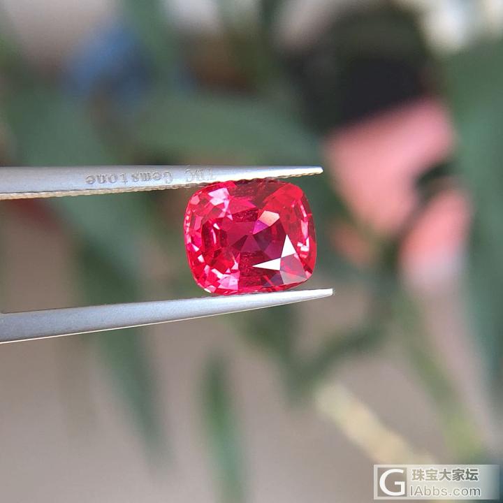 缅甸优质的产地曼辛绝地武士尖晶石2.21克拉_刻面宝石尖晶石
