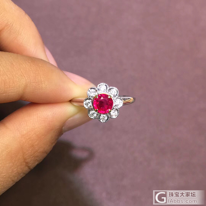 今天圣诞特价，4800缅甸红宝石戒指_戒指红宝石