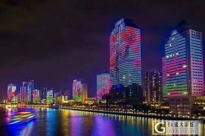 广州夜景。_摄影广州
