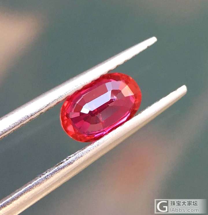 #泰勒彩宝#晚间福利1.02ct主证无烧鸽血红小精品_刻面宝石红宝石