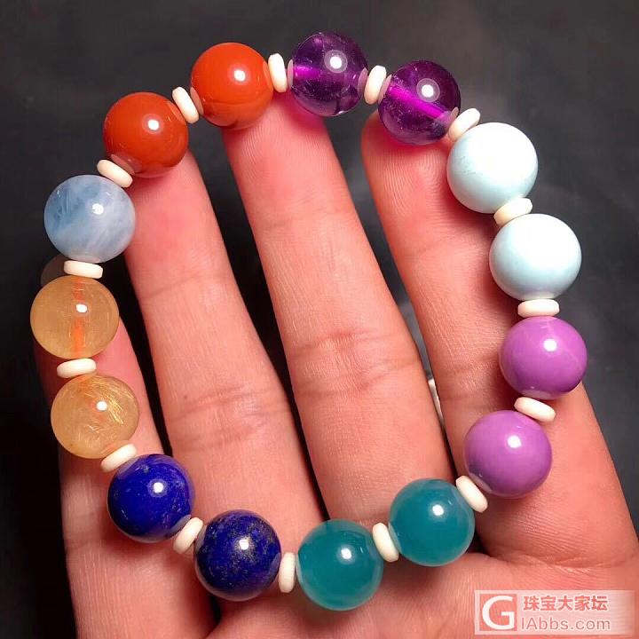 心血来潮  看看搭配的多宝手串_珠串多宝