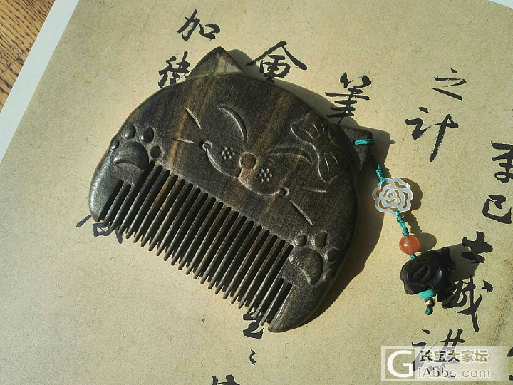 萌猫木梳大集合_挂饰梳子手工diy