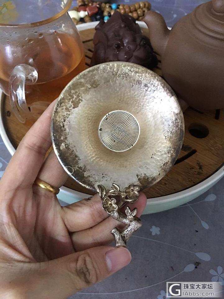 茶漏，银茶漏哈哈_茶具银