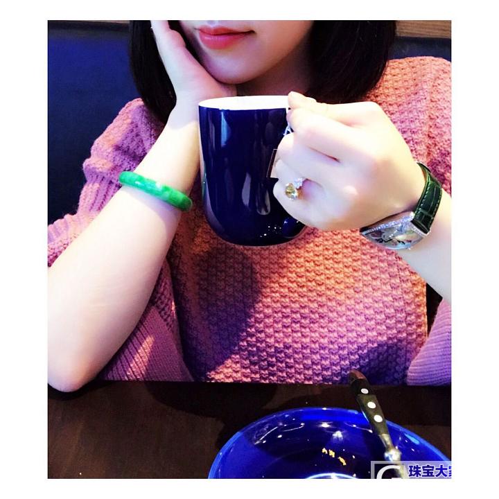 🐣Happy new year！跨年咯～黄钻戒指 翡翠手镯 FM手表～_法穆兰手镯翡翠戒指彩钻