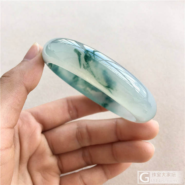 这样的冰飘翡翠，美到让人窒息~~_手镯翡翠