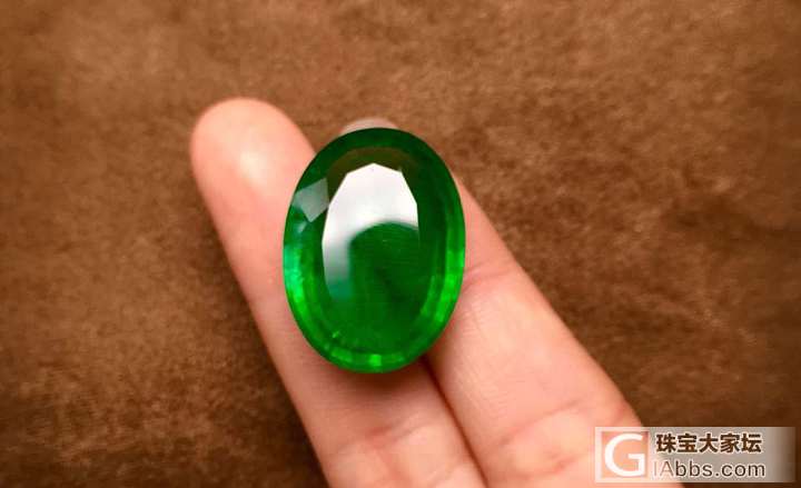 精品大克拉祖母绿23.83ct，无黑点裂痕疤！_刻面宝石祖母绿