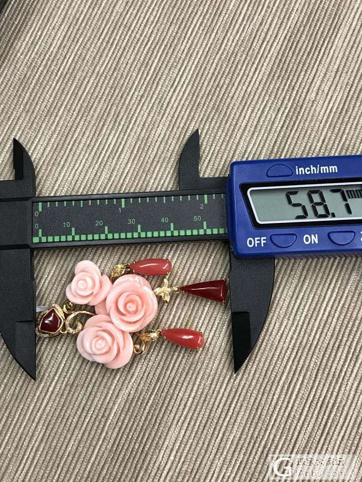 花花世界  阿卡面 momo面 粉珊瑚花_吊坠珊瑚