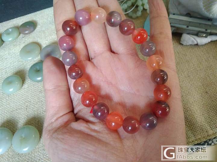出小银子和水晶类…_粉晶吊坠手镯银