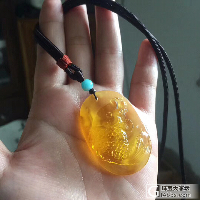 金绞蜜雕科件_挂件琥珀蜜蜡