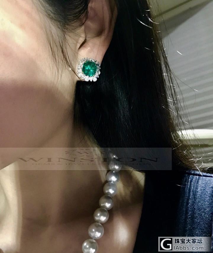 经典cp，祖母绿&南洋珠_海水珍珠祖母绿珍珠名贵宝石
