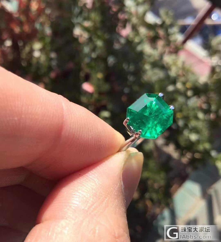 ##中颐天然哥伦比亚祖母绿## 2.62ct  GRS证书_刻面宝石祖母绿中颐彩色宝石