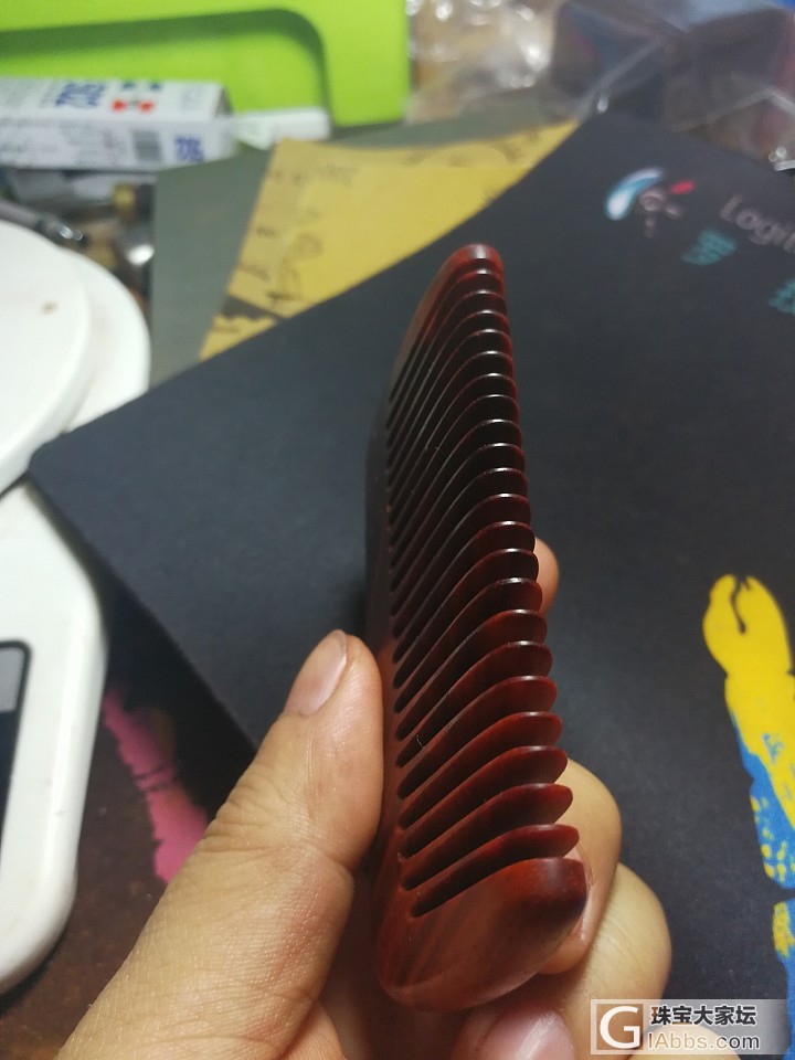 小叶紫檀木梳_梳子小叶紫檀金工