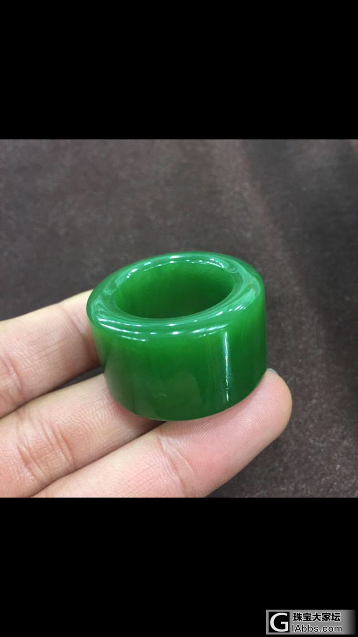新买的俄碧板指_扳指碧玉