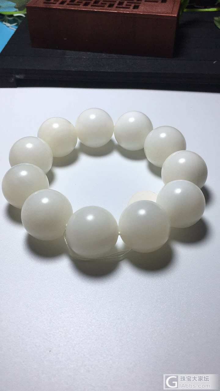 哑光2.0玉化手串，品质完美仅一条88🉐💕💕_珠串砗磲