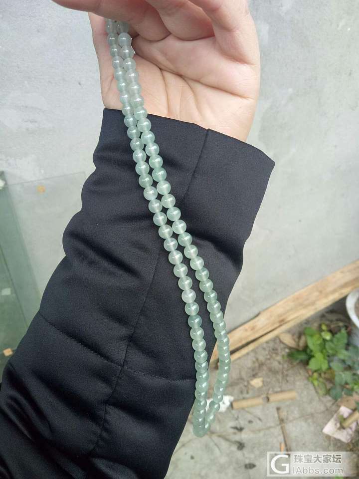 冰珠珠一串_珠串翡翠