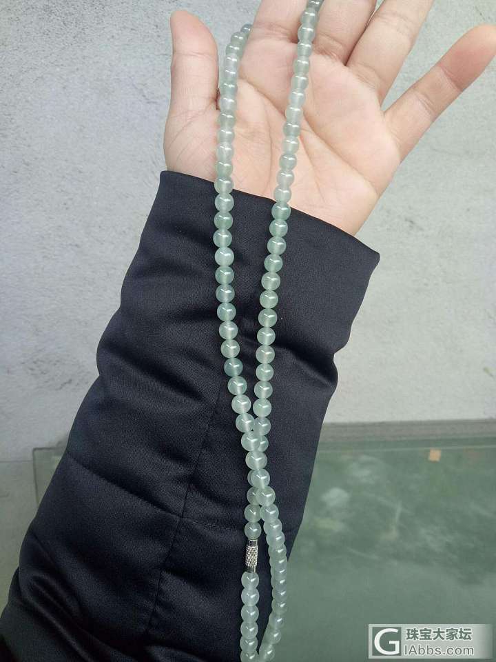 冰珠珠一串_珠串翡翠