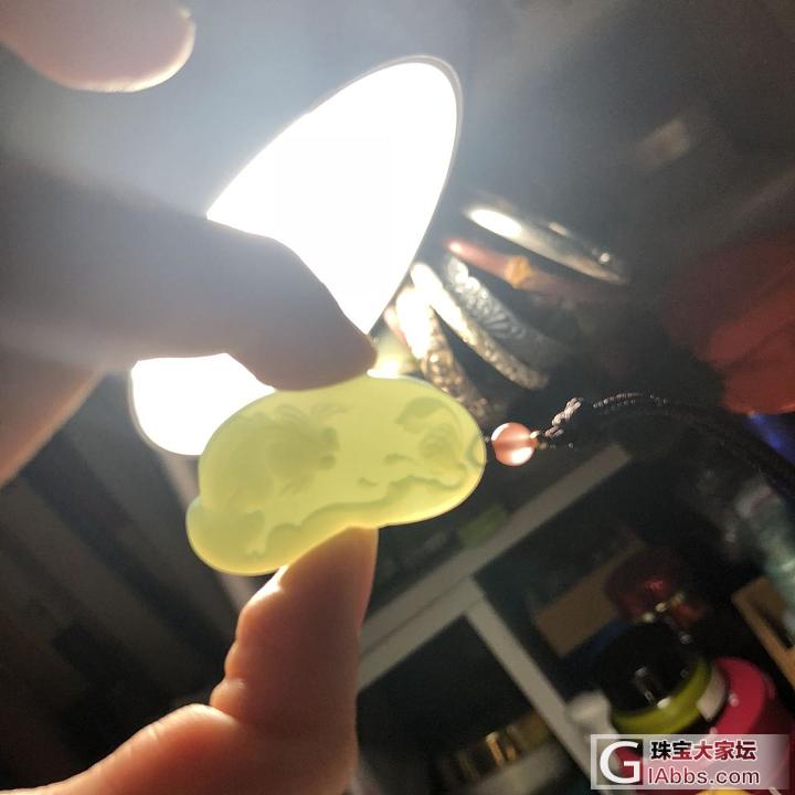 出出出出点小闲置～_挂件珠串手镯和田玉琥珀蜜蜡翡翠