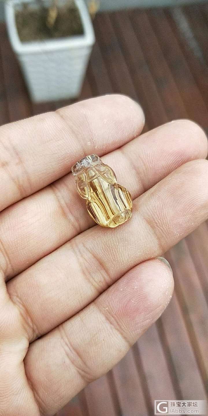 请大佬鉴定是否合适_挂件发晶