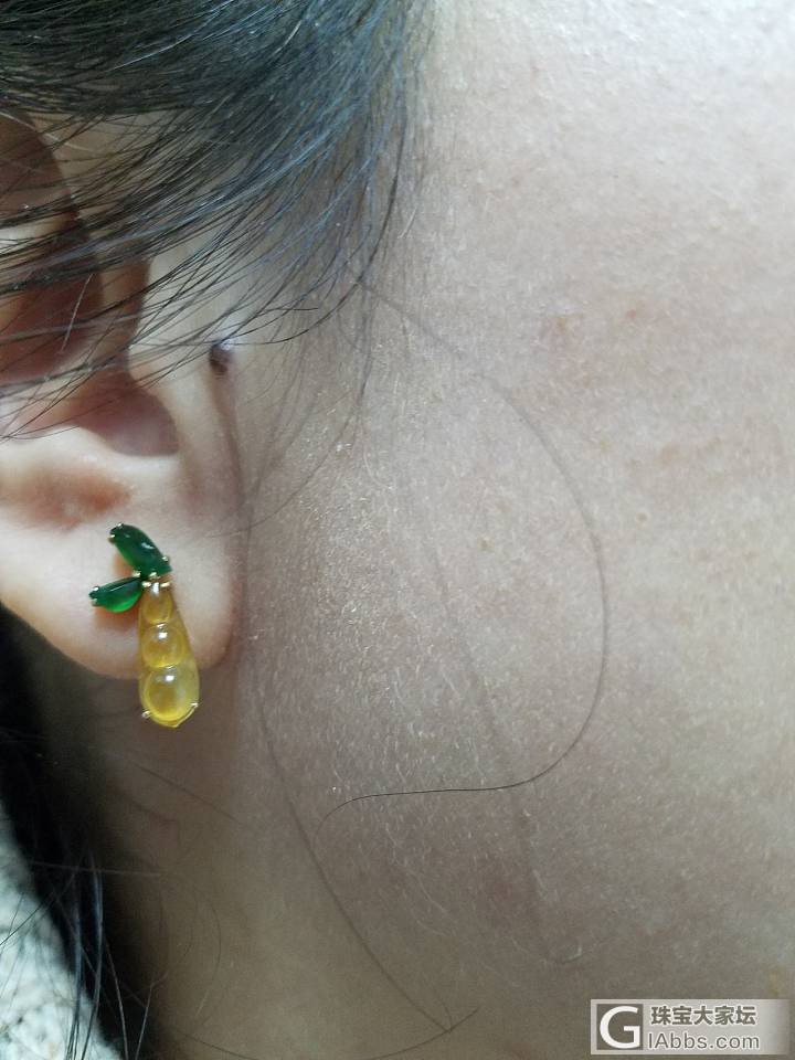 二月未央的粉钻耳环加其他耳环还图综合还图_耳环